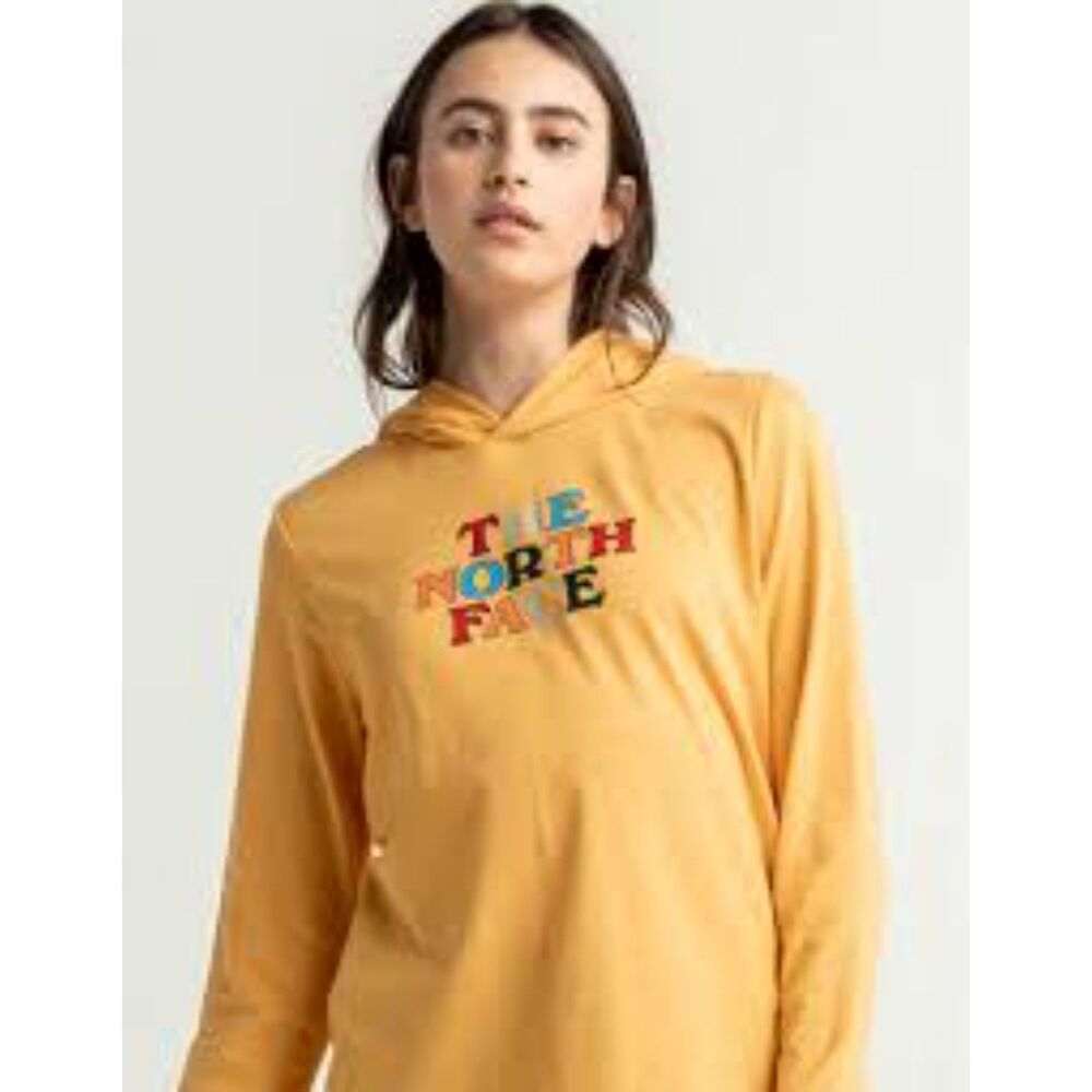 The North Face Summer Feels Tri-Blend Hoodie in Yellow, Medium (D4)